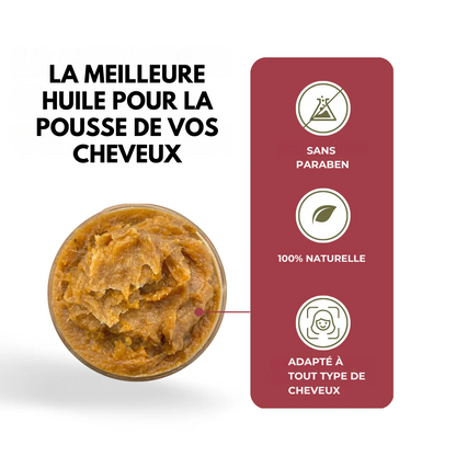 Huile de Batana™ 100% pure | L'huile de croissance des cheveux, de traitement capillaire pour tous les types de cheveux